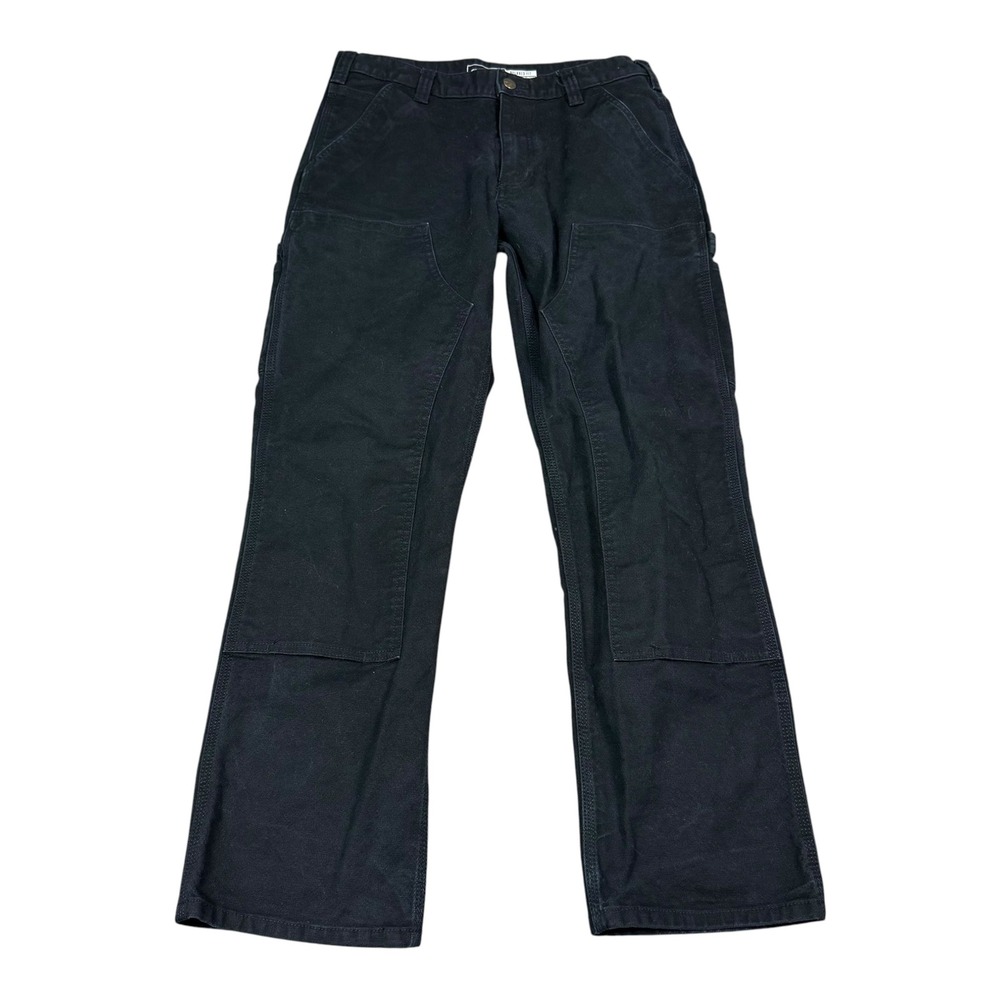 Carhartt 103334 BLK Rugged Flex Double Knee Pants Men's 32x30 (Fits 30x28.75)